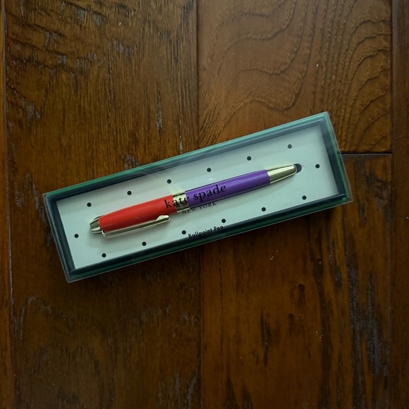 Kate Spade Thoughts On Her Sleeve Ballpoint Pen - Picture 2 of 7
